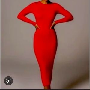 Jluxlabel long sleeve midi dress